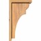 Ekena Millwork Yorktown Smooth Corbel w/Backplate, Western Red Cedar, 7 1/2"W x 10"D x 18"H COR08X10X18YOR01SWR - alternate 2